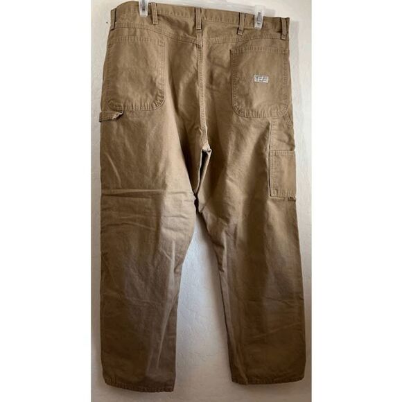 Authentic Issue Wrangler real comfortable Jeans brown color size 42W X 32L item - Picture 2 of 2